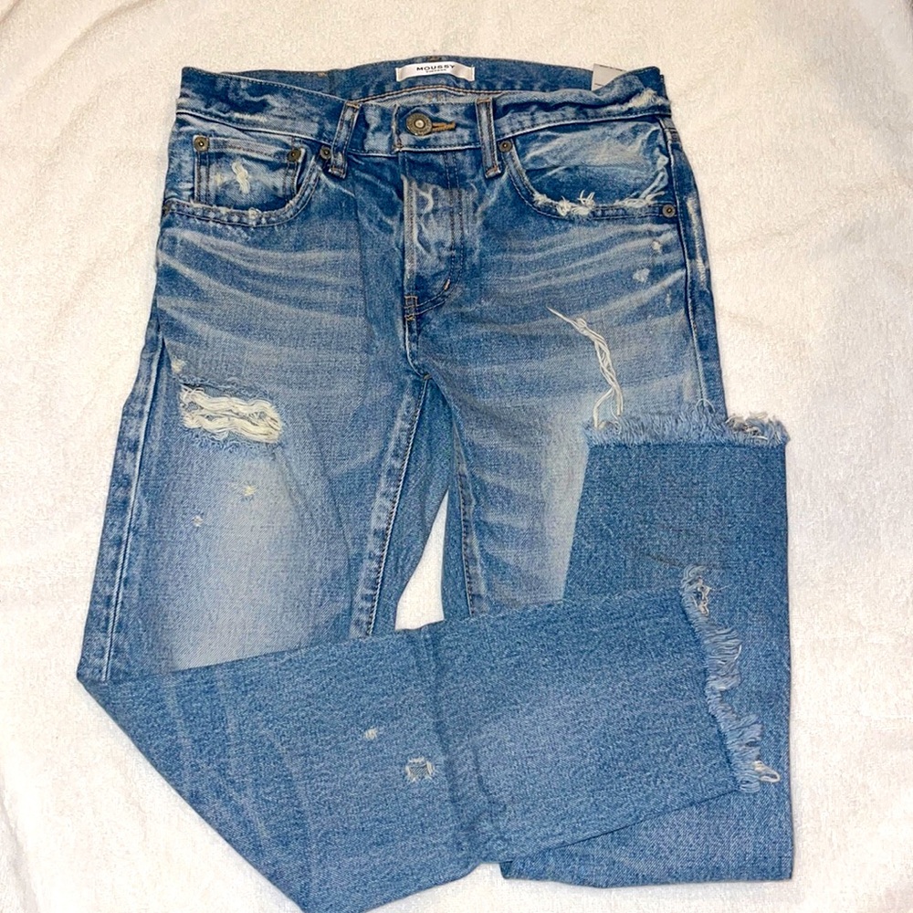 MOUSSY VINTAGE distressed Jean size 25